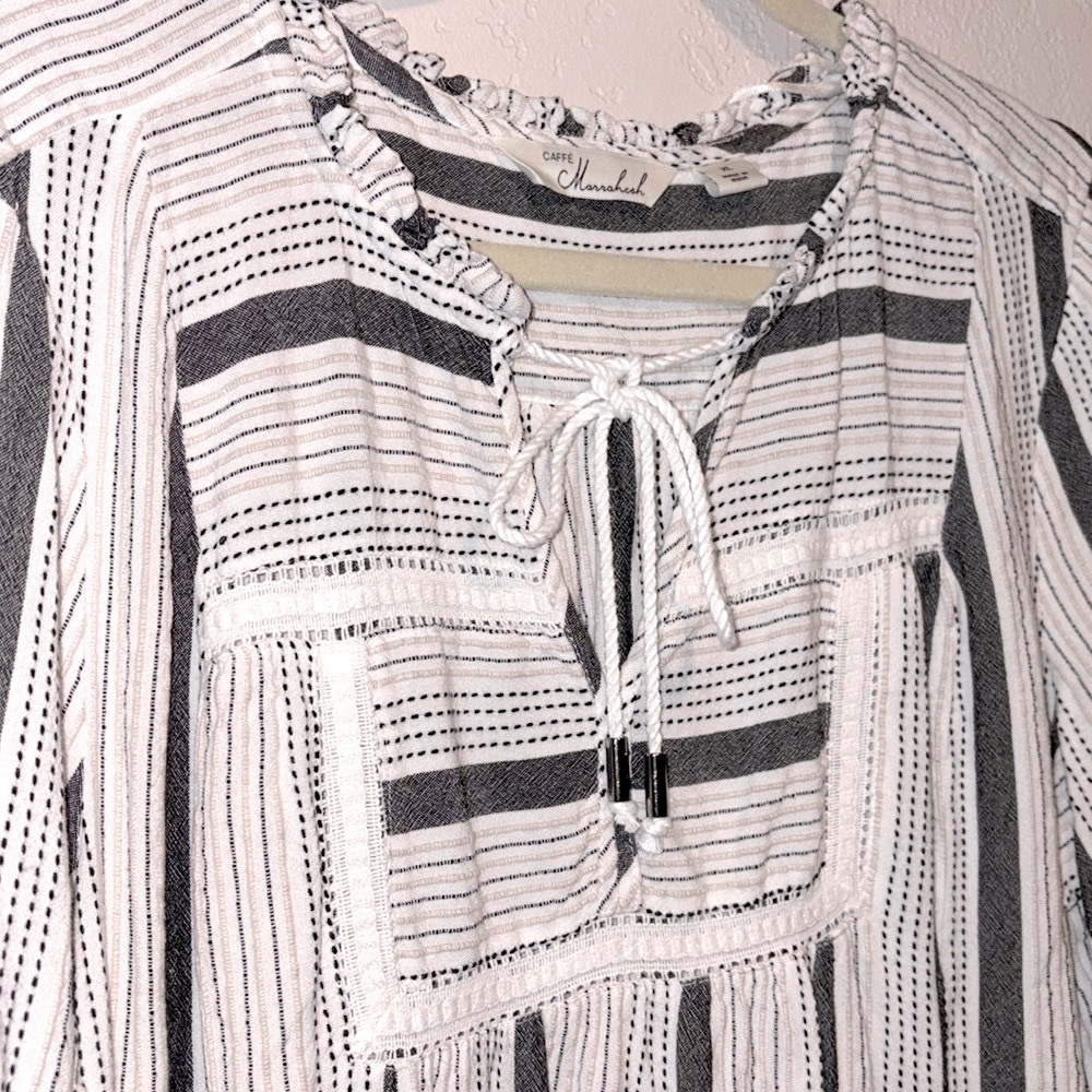 Caffe Marrakesh rayon cotton swing top XL